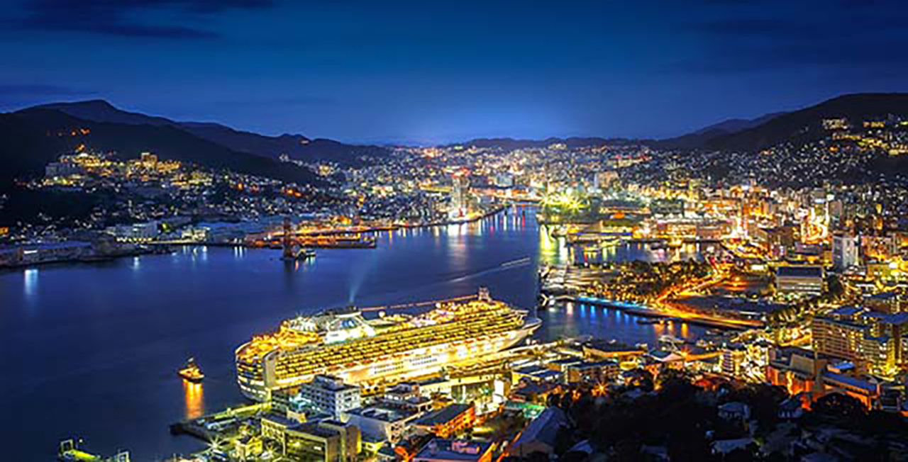 Nagasaki sunset charter cruise & night museum