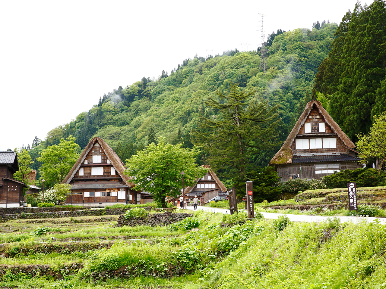 World heritage Gokayama Gassho-Zukuri village lodging experience
